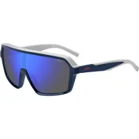 HUGO Lunettes de soleil pour homme Hugo HG 1334/G/S Bleu gris 99/1/135