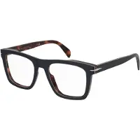 David Beckham Lunettes de Vue - - DB 7020 - Acétate - Bleu Marron - 51/20/145