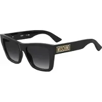 Moschino Lunettes de soleil - - MOS181/S 807/9O - Wayfarer plastique noir - Verres dégradés 8-18% UV400