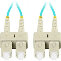 Lanberg 2m fibre patch cable multi sc/upc-sc/upc duplex om3 50/125 lszh blue