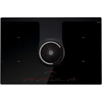 Elica NikolaTesla HP BL/F/83 - Table de cuisson à induction aspirante - 4 foyers - Niche - largeur : 80.7 cm - profondeur : 49.2 cm - classe A+ - noir