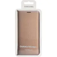 Samsung Flip Walle (Galaxy S6 Edge+), Coque pour téléphone portable, Or