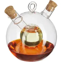 Relaxdays Bouteille huile et vinaigre, 2 en 1 (375 ml)