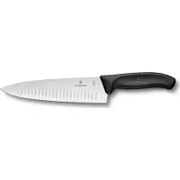 Victorinox SwissClassic 6.8083.20G couteau à trancher avec alvéoles 20 cm, noir