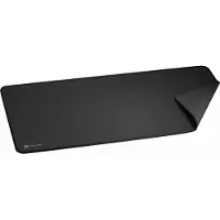 Natec Tapis de sol - - COLORS SERIES OBSIDIAN - Noir - 800 x 400 mm - Rectangulaire - Uni - Synthétique