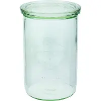 Dosen-Zentrale Weck bocal 1050 ml (bocal de qualité supérieure avec couvercle en verre pour la mise en conserve, Bocal de conservation, Transparent