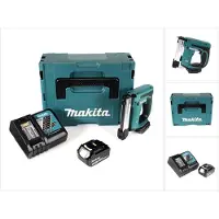Makita DST 221 RG1J 18 V Li-ion Akku Tacker im Makpac + 1x BL 1860 B 6,0 Ah Li-Ion Akku + DC 18 RC