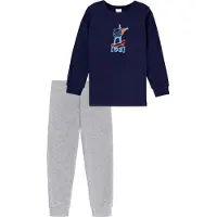 Schiesser Pyjama ' Boys World ' bleu foncé