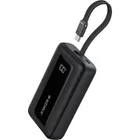 Anker Batterie externe Zolo | 20.000 mAh - 30 Watt - Avec câble USB-C intégré - Noir