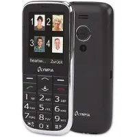Olympia Joy II - Téléphone de service - double SIM - microSD slot - Écran LCD - noir