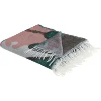 Beliani Couverture Somani Tissu 130 X 170 Cm Multicolore