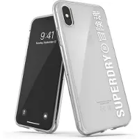 Superdry Snap Case Clear (Apple iPhone X, Apple iPhone XS), Coque pour téléphone portable, Transparent