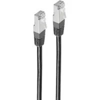 Shiverpeaks Câble patch,cat. 5e F/UTP noir 0,25m