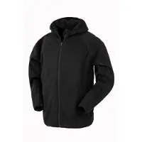 Result Genuine Recycled Veste ? capuche en micropolaire recycl?e Black - Result R906X - Taille XL