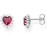 Thomas Sabo Boucles d'oreilles 'Romance' rouge