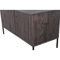 Woood Nouveaux meubles TV Gravure, 100 cm, placage de bouleau, finition espresso