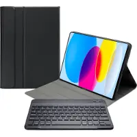 Mobilize Pochette Bluetooth amovible (Apple iPad 2022 (10e génération)), Clavier pour tablette, Noir