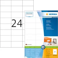 Herma Étiquettes multifonctionnelles premium sur feuilles A4 , 4800 étiquettes, 200 p.