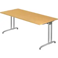 Hjh OFFICE PRO Bureau Bela 180 X 80 hêtre