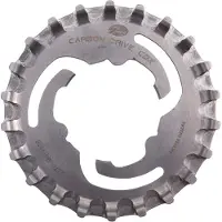 Gates Carbon Drive Cdx Center Track 45.5 Mm Pinion Alfine/nexus/sturmey Pinion Argenté 1s / 22t
