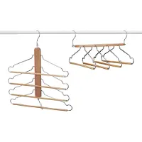 Relaxdays Cintre multiple pour vêtements (2x)