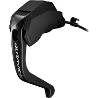 Shimano Dura Ace Di2 Tr/cr Left Brake Lever With Electronic Shifter Noir 2 x 11s