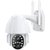Eurowebbiz Camera de sécurité Wifi IP rotative 1080P vision nocturne Zoom X4