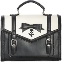 Banned Alternative Sac à main Gothic de - Nevermore Satchel - pour Femme - noir - Taille Standard