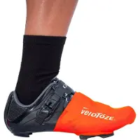 VeloToze Couvre-chaussures Toe taille unique orange - protection imperméable pour les orteils pour le cyclisme...