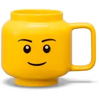 LEGO Boy With A Smile Mug Jaune