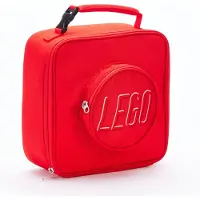 LEGO Sac-repas en forme de brique - Rouge