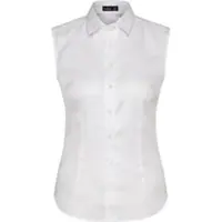 Van laack Slim Fit Blouse blanc, Unicolore