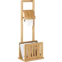 Relaxdays Porte-papier toilette Porte-journaux