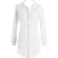 Hanro Chemise de nuit ' Cotton Deluxe 90cm ' blanc