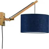 Good&Mojo - Applique Andes - Bambou/Bleu - 50x32x45cm