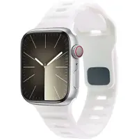 IMoshion Bracelet Active Sport en silicone Apple Watch | 44/45/46/49 mm - Blanc