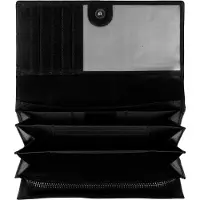 The Chesterfield Brand Cuir porte-monnaie Hampton Billfold Wide Black noir