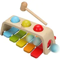 Classic World World 2in1 Banc de hamper avec xlophone, 5dlg.
