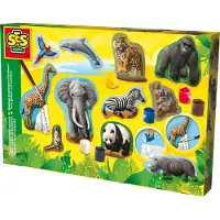 SES Creative Moule et peinture - Animaux - - UneTaille - Set de Création