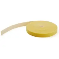 StarTech.com startech 25ft. hook and loop roll - yellow - resuable noir