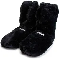 Mikamax Hot Boots Deluxe, Pantoufles chauffantes - Noir