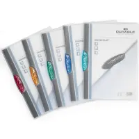 Durable 48683 Swingclip Lot de 5 Chemises Polypropylène 30 Feuilles Clip Pivotant Translucide