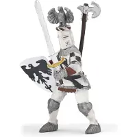 Papo Figurine Chevalier au casque d'aigle blanc 7cm - dès 3 ans