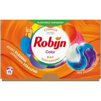 Robijn Liquid Laundry Detergent Capsule Color - Effective Cleaning For Colored Fabrics