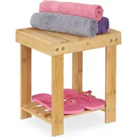 Relaxdays Tabouret-de-salle-de-bain