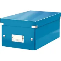 Leitz Boîte d'organisation DVD Click + Store , bleu