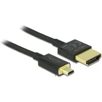 DeLOCK Câble HDMI micro - 2.0 - HDMI D micro mâle - HDMI A mâle