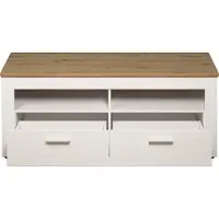 Trendteam Wohnen Élément TV Shade Andersen Pine blanc 148 x 59 x 45 cm