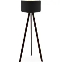 Opviq , AYD-2653, lampadaires, noir, PVC, 21 x 38 x 140 cm
