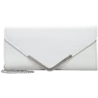 Tamaris Pochette 'Amalia' argent / blanc perle